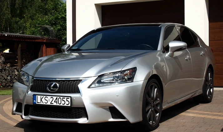 Lexus GS cena 119000 przebieg: 159860, rok produkcji 2013 z Warszawa małe 121